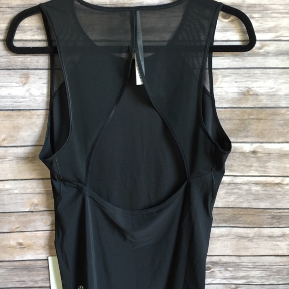 NWT lululemon black for the run tank - - 10 - Picture 3 of 4